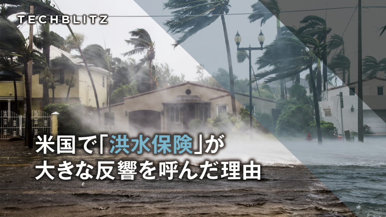 洪水リスクに保険で備えよ。自然災害から被災者を救う「reThought Insurance」