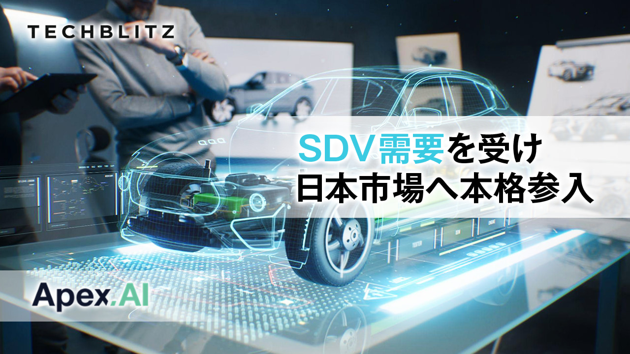次世代の車両づくりの中心となるOSを提供するApex.AIが、日本市場への参入を本格化