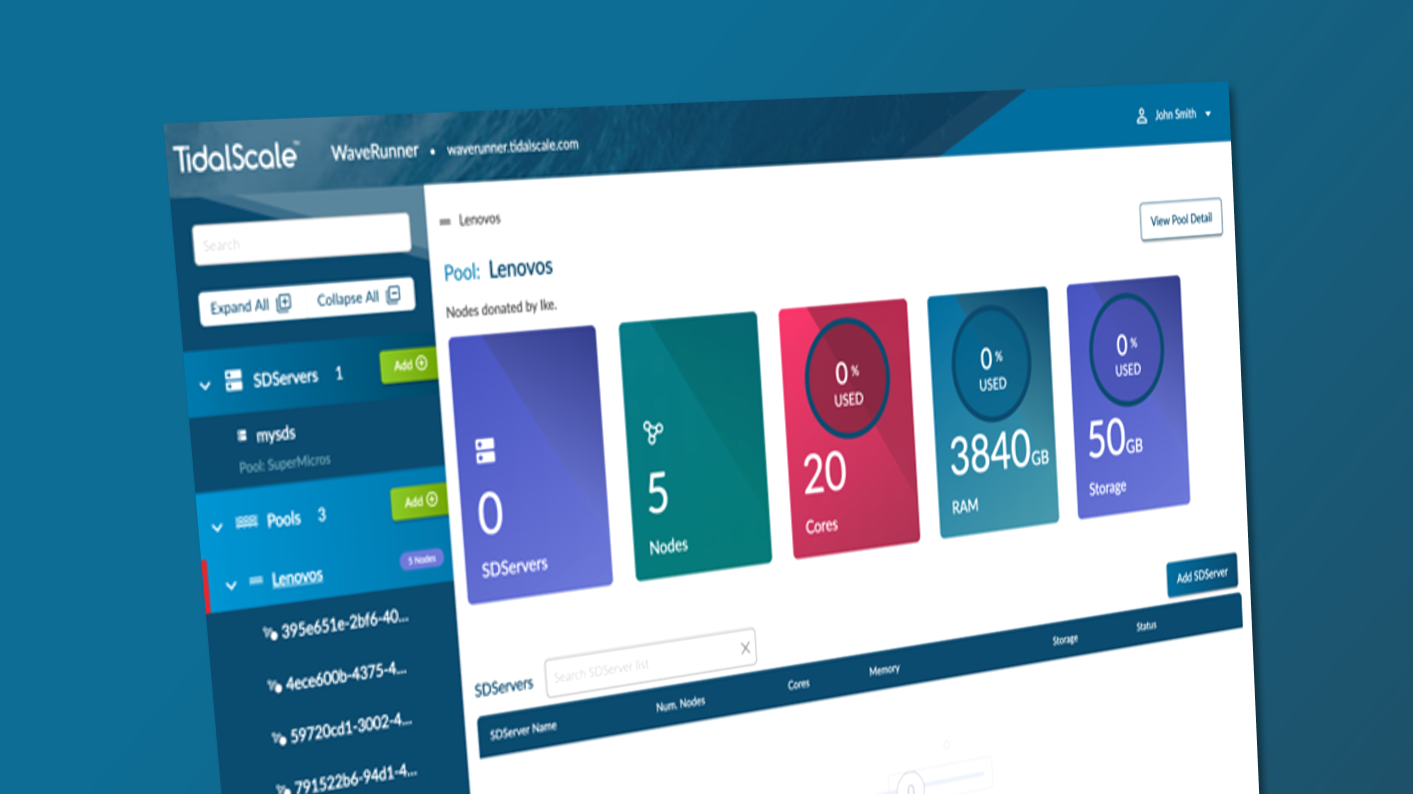 リソース最適化・柔軟な拡張性を実現するソフトウェア仮想サーバーのTidalScale