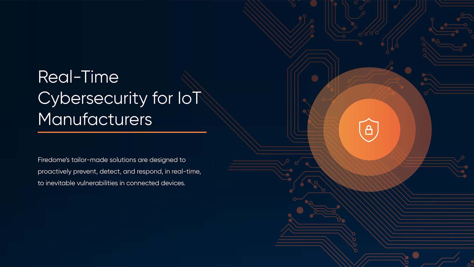 IoTメーカー向けのサイバーセキュリティを提供するFiredome