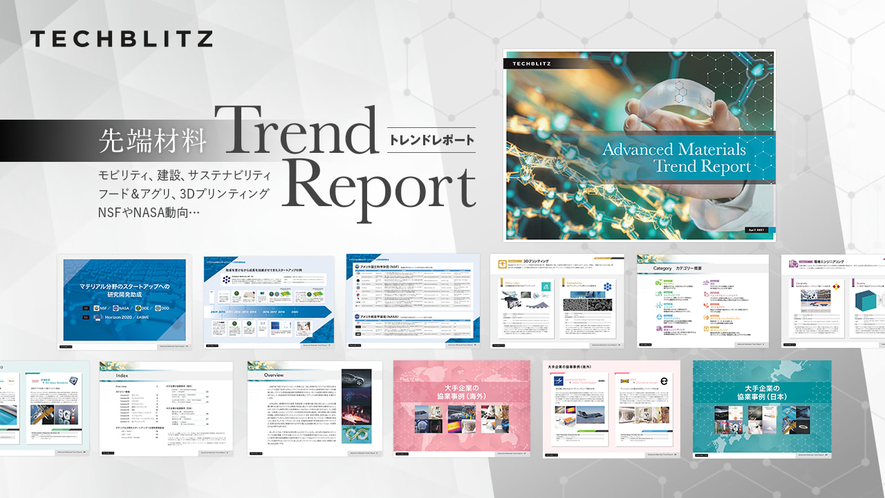 先端マテリアルの最新情報を掴む「Advanced Material Trend Report」
