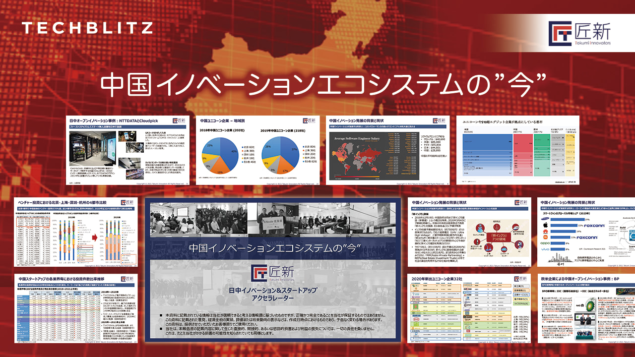 「中国イノベーションエコシステムの”今”」レポート発行