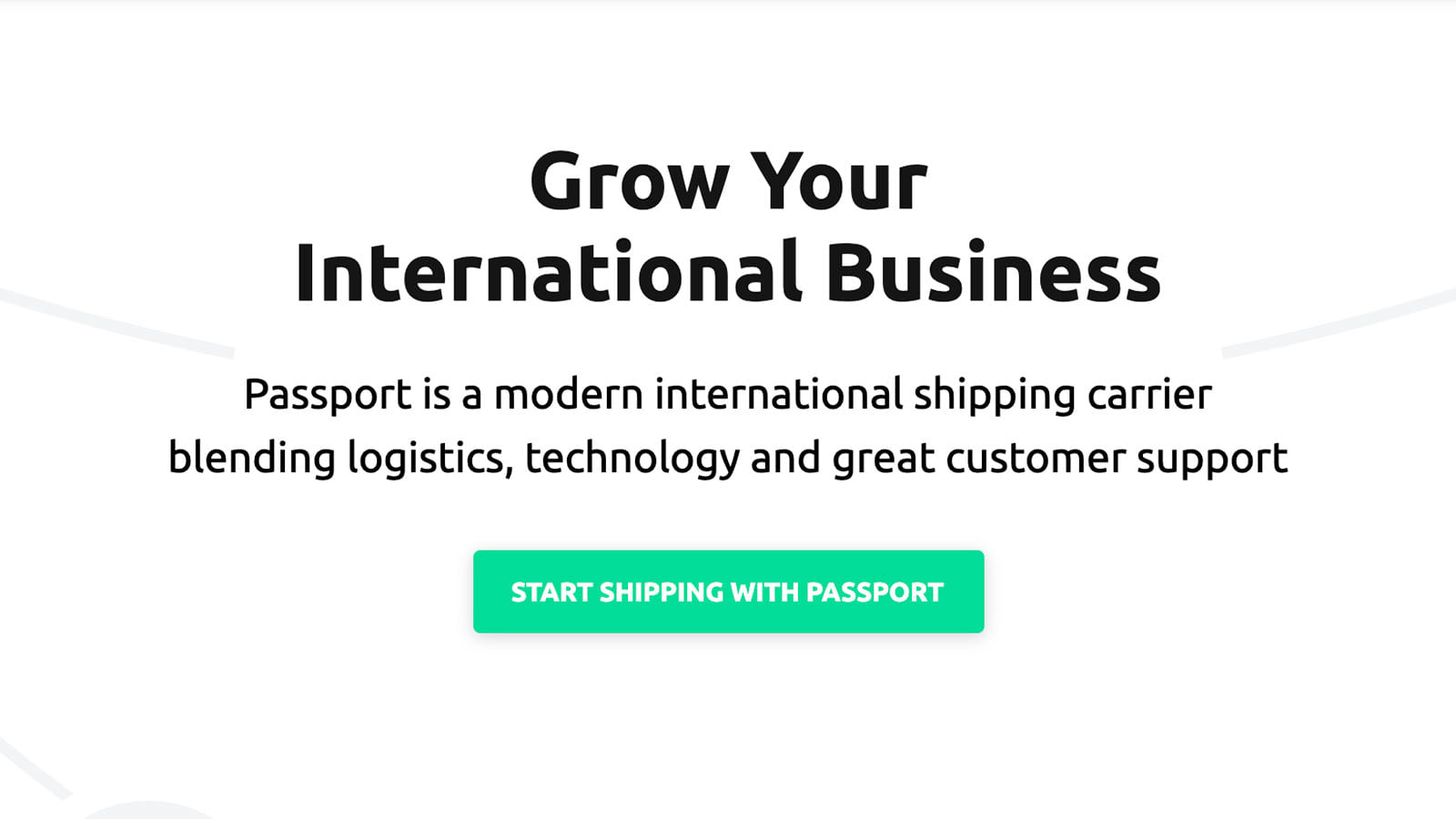 世界中への配送をスムーズにするPassport