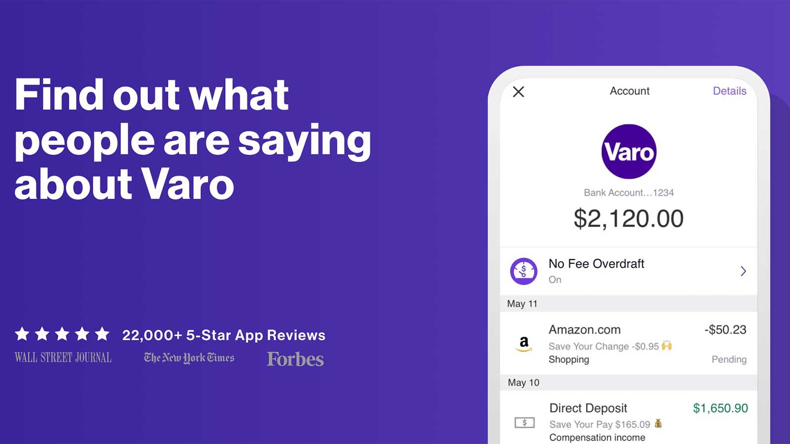 伝統的な銀行サービスを破壊せよ。高金利・手数料無料のモバイルバンキングアプリVaro Money